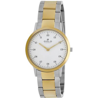 Relógio Oslo Feminino Ref:Oftsss9t0066 B2sk Slim Bicolor