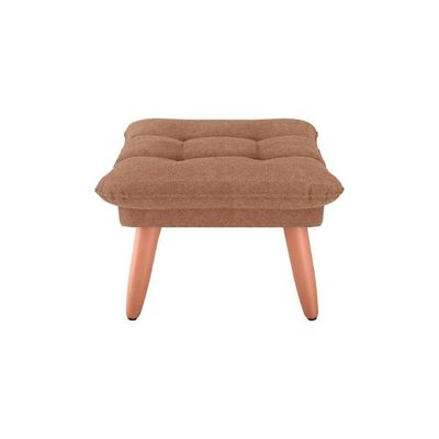 Puff Banqueta Nantes Matrix Boucle Marrom