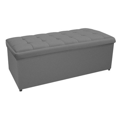 Calçadeira Copenhague 160cm Queen Size Cinza Adj Decor