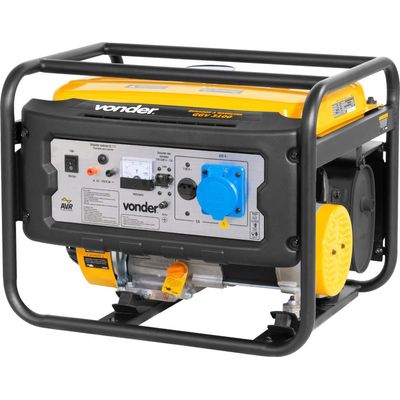 Gerador a Gasolina 3100W Bivolt com Indicador de Nível de Combustível GGV 3100 Vonder