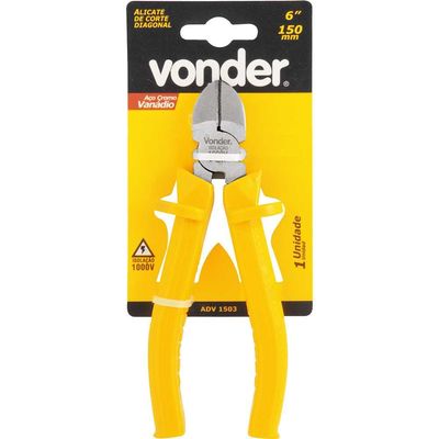 Alicate Corte Diagonal 6" 1000V Vonder
