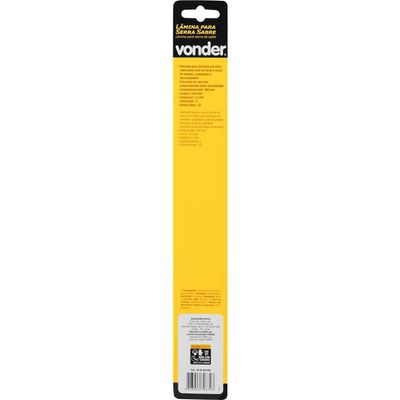 Lâmina Para Serra Sabre Inox Vonder