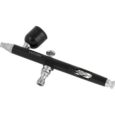 Aerógrafo C/Acessórios Preto 07Pcs Vonder