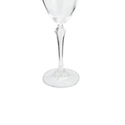 Jogo de Taças para Água Bohemia Brocade Decorada Cristal Ecológico 350ml 6 peças