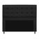 Cabeceira Copenhague 160cm Queen Size Suede Preto