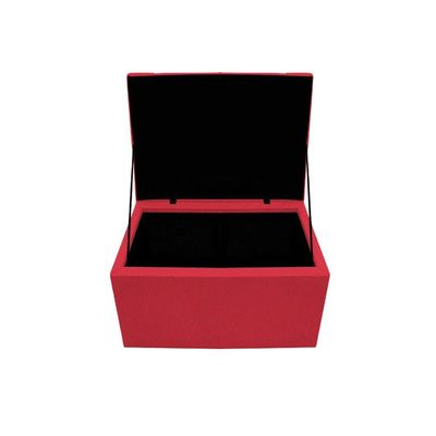 Calçadeira Copenhague 100cm Solteiro Vermelho Adj Decor
