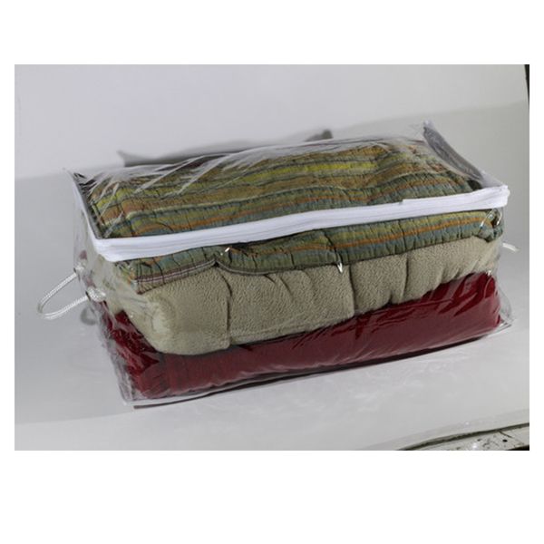 1 Organizadores Transparente Multiuso Com Alça Roupa Cama 1 Organizadores Transparente Multiuso Com Alça Roupa Cama