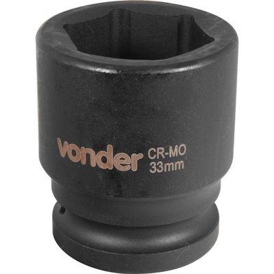 Soquete Sextavado De Impacto Encaixe 3-4 33mm Vonder