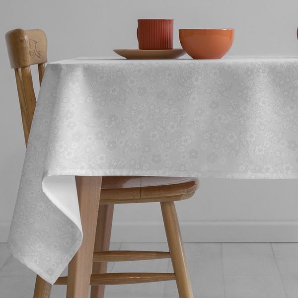 Toalha Mesa Plástica Térmica Floral Br 6 lugares 1,80 Toalha Mesa Plástica Térmica Floral Br 6 lugares 1,80