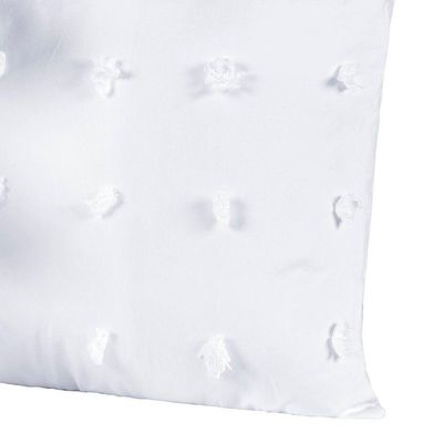 Capas De Almofadas Poppy 45cm X 45cm 04 Peças - cor da versão Branco