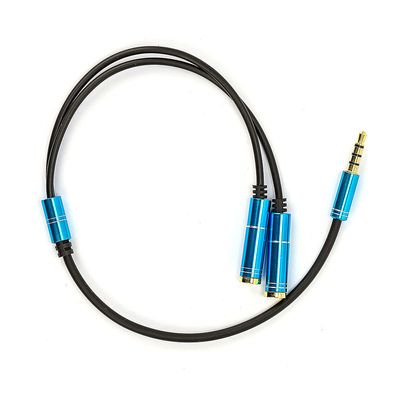 Cabo Adaptador de Fone de Ouvido P2 Macho para P2 Fêmea