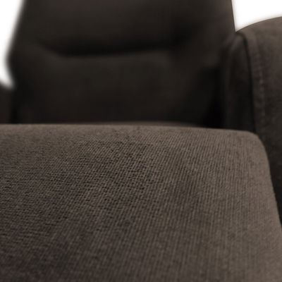 Poltrona Reclinável Classic em Veludo com 2 Posições Matrix Marrom