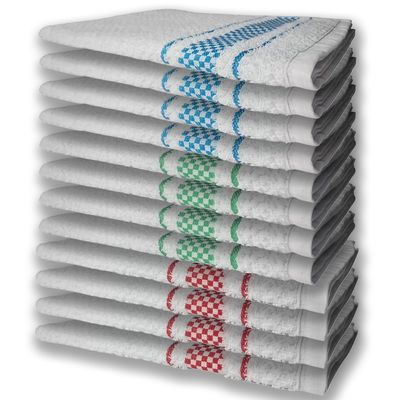12 Panos de Prato Atoalhado Felpudo Premium VM+VD+AZ