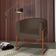 Poltrona Base Industrial Bronze Sala de Estar Lety Veludo Chocolate