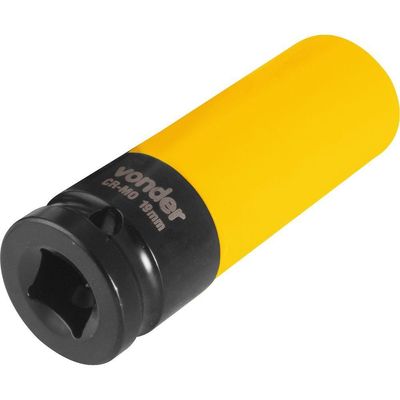 Soquete Sextavado Impacto Encaixe 1-2" 19mm Vonder