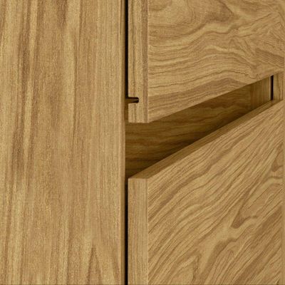 Cômoda Para Quarto Com 4 Gavetas E Armário - Vega Marrocos