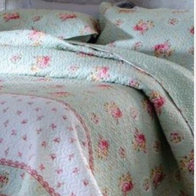Kit Cobre Leito Colcha Daily Casal 3 Peças Dupla Face Estampado - Floral 58 - 100% Poliéster