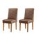 Conjunto Com 2 Cadeiras Mdf Eloise P/ Sala De Jantar Moderna Tork/naturale