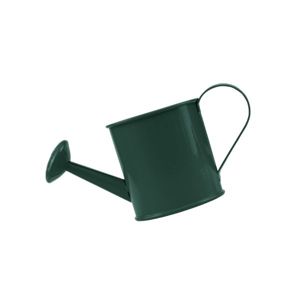 Regador de Plantas Jardim Vaso Aluminio Verde Escuro 1,5L
