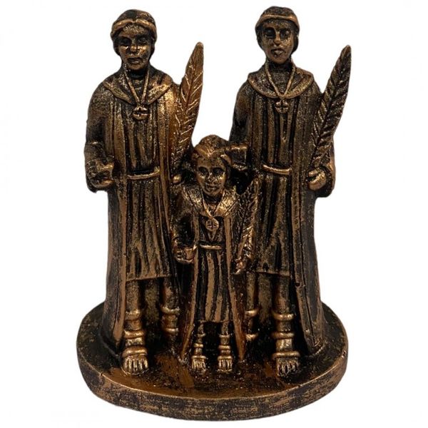 Imagem Cosme e Damião com Doum 8,5 cm em Resina Imagem Cosme e Damião com Doum 8,5 cm em Resina