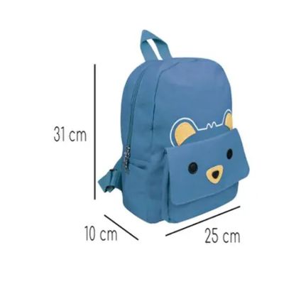 Mochila Bolsa Mala Infantil Escola Pequena Único / Azul