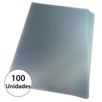 Capa para encadernação Ofício Transparente PP Line 0,30mm 100un