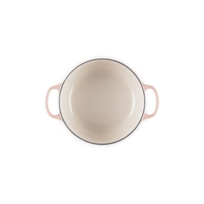 PANELA REDONDA LE CREUSET 20CM SIGNATURE FERRO ESMALTADO PESSEGO PECHE 21177204234450