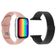 Kit 1 Smartwatch Iwo12 Rosa + 1 Pulseira Extra Preto