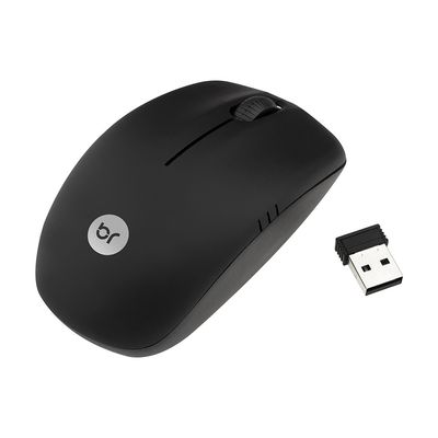 Mouse sem Fio Bright 0404 USB Preto