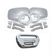 Kit Aplique Cromado Maçaneta Retrovisor Traseira Moldura Milha L200 Triton 2012 à 2013
