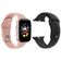 Kit 1 Smartwatch Ld5 Rosa + 1 Pulseira Extra Silicone Preto