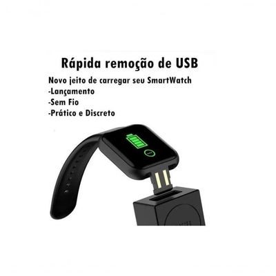 Relogio Inteligente Smartwatch D20 Rose +