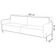 Sofá 3 Lugares Para Sala de Estar Living 204cm Industrial Italy F04 Linho Cinza Claro - Lyam Decor