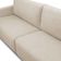 Sofá 3 Lugares Para Sala de Estar Living 204cm Industrial Italy F04 Linho Cinza Claro - Lyam Decor