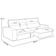Sofá Retrátil Reclinável Para Sala 4 Lugares 280cm Senzi F04 Veludo Cinza - Lyam Decor