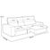 Sofá Retrátil Reclinável Para Sala 3 Lugares 230cm Senzi F04 Veludo Cinza Escuro - Lyam Decor