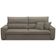 Sofá Retrátil Reclinável Para Sala 3 Lugares 230cm Senzi F04 Veludo Marrom Claro - Lyam Decor