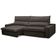 Sofá Retrátil Reclinável Para Sala 4 Lugares 290cm Aisha F04 Veludo Marrom Escuro - Lyam Decor