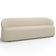 Sofá 3 Lugares Orgânico Sala de Estar Living 205cm Carmen F04 Linho Creme - Lyam Decor