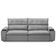 Sofá Retrátil Reclinável Para Sala 4 Lugares 270cm Niels F04 Veludo Cinza Claro - Lyam Decor