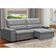 Sofá Retrátil Reclinável Para Sala 4 Lugares 270cm Niels F04 Veludo Cinza Claro - Lyam Decor