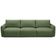 Sofá Retrátil Reclinável Para Sala 4 Lugares 300cm Egeu F04 Linho Verde - Lyam Decor