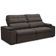 Sofá Retrátil Reclinável Para Sala 3 Lugares 230cm Nour F04 Veludo Marrom Escuro - Lyam Decor