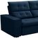 Sofá Retrátil Reclinável Para Sala 3 Lugares 230cm Vincent F04 Veludo Azul - Lyam Decor