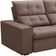 Sofá Retrátil Reclinável Para Sala 3 Lugares 210cm Vincent F04 Veludo Rosê - Lyam Decor