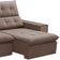 Sofá Retrátil Reclinável Para Sala 3 Lugares 210cm Vincent F04 Veludo Rosê - Lyam Decor