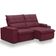 Sofá Retrátil Reclinável Para Sala 3 Lugares 230cm Niels F04 Veludo Vermelho - Lyam Decor