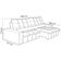 Sofá Retrátil Reclinável Para Sala 4 Lugares 290cm Curie F04 Veludo Marrom Claro - Lyam Decor