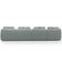 Sofá 4 Lugares Para Sala de Estar Living 314cm Arlo F04 Linho Cinza - Lyam Decor