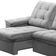 Sofá Retrátil Reclinável Para Sala 3 Lugares 210cm Nijma F04 Veludo Cinza Claro - Lyam Decor